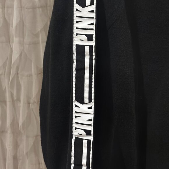 Victoria’s Secret PINK Black Cowlneck Sweatshirt - Women's Size Small - Picture 4 of 5